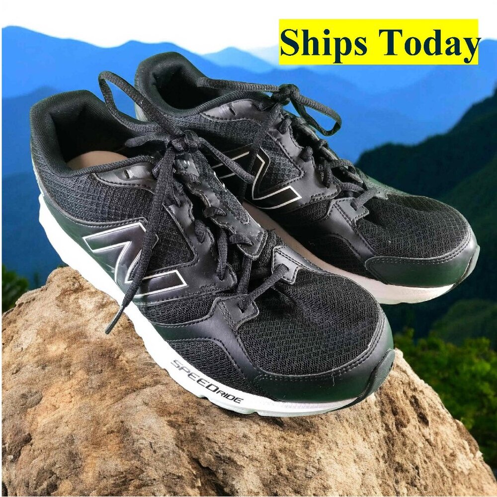 New Balance 490V5 M490LN3 Men's Size 10.5 4E Black Running Shoes 11432